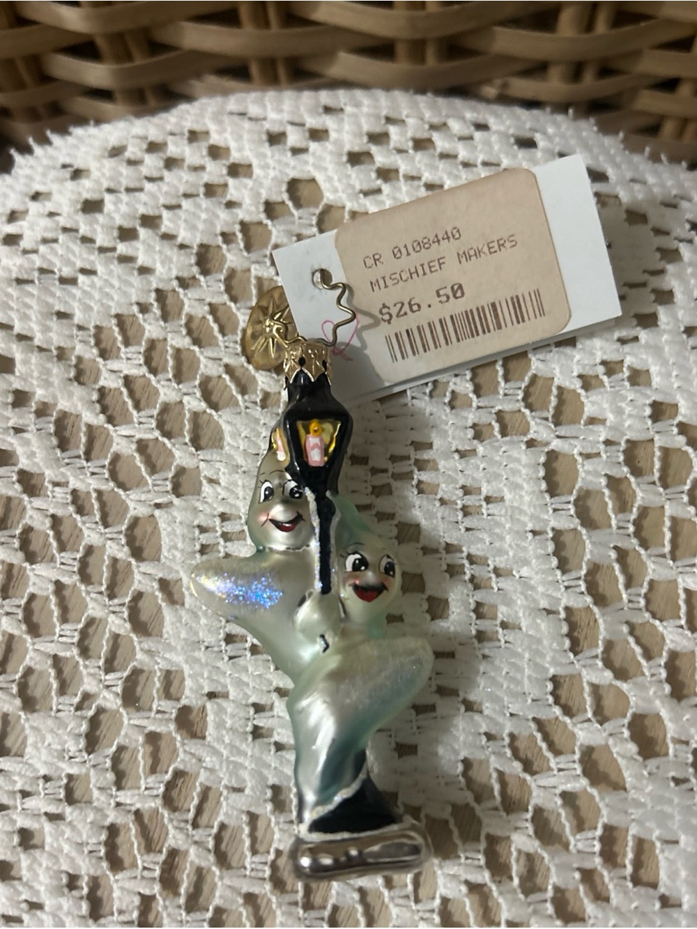 Vintage Christopher Radko Mischief Makers Halloween Ornament 2002